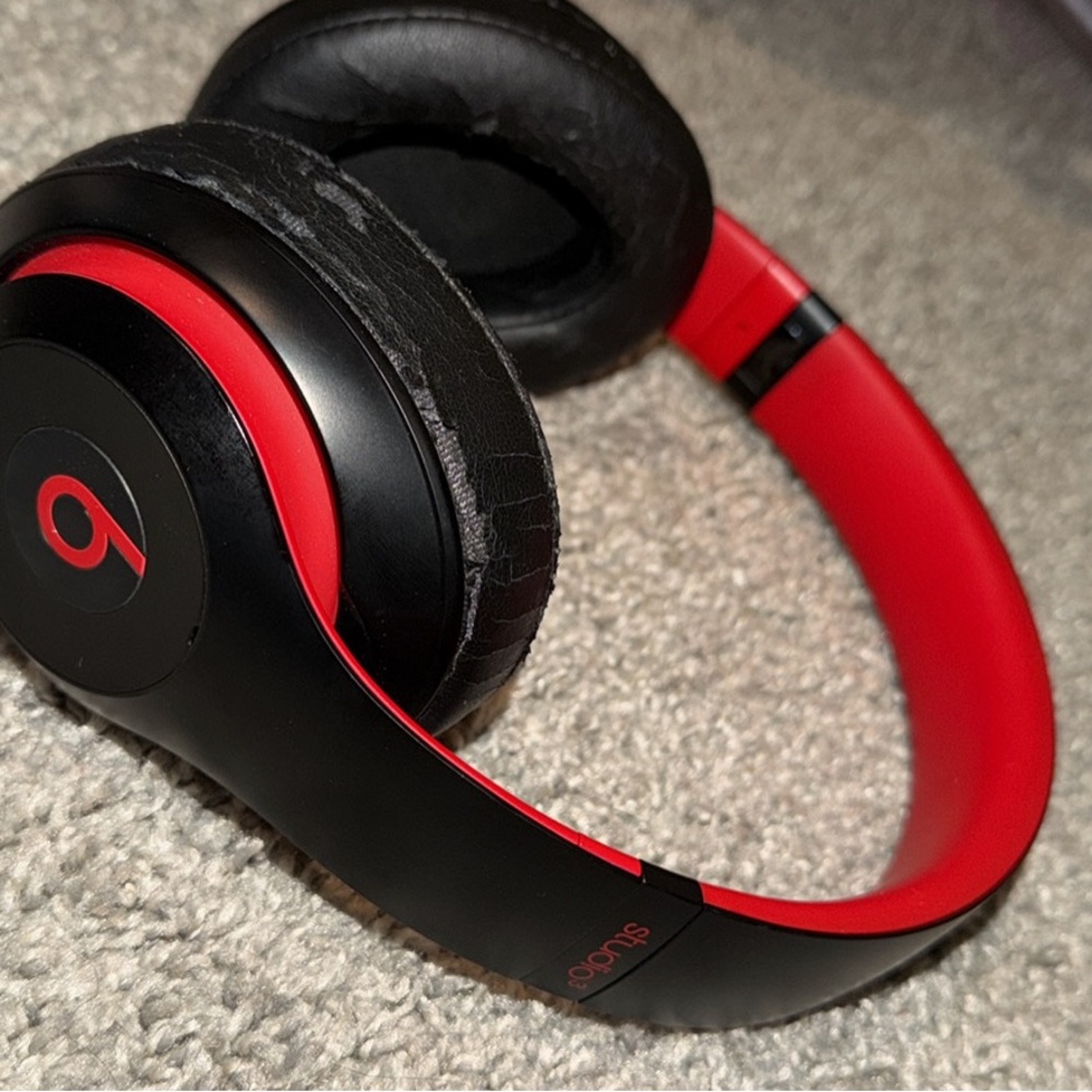 Beats Studio Black and Red Headphones